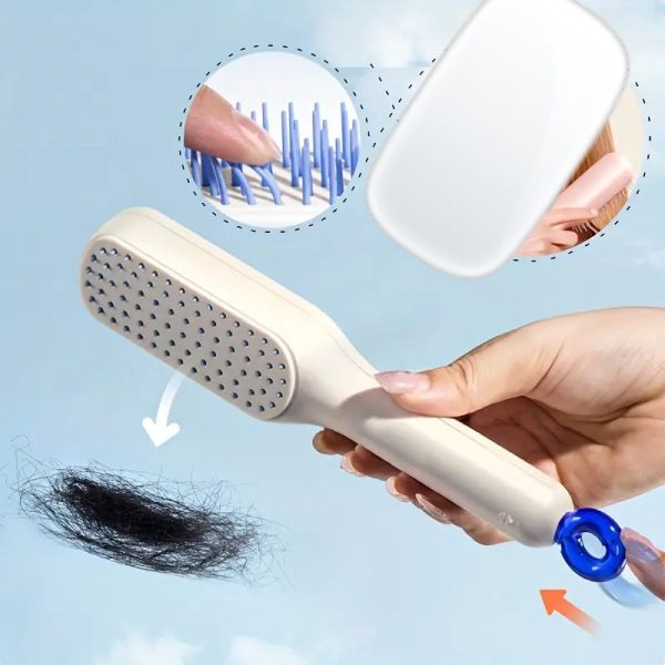 Self-Cleaning Hair Brush & Telescopic Comb