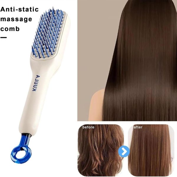 Self-Cleaning Hair Brush & Telescopic Comb